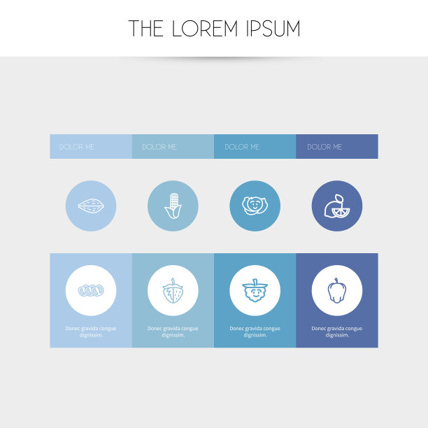 一套8可编辑的厨具轮廓图标图片下载