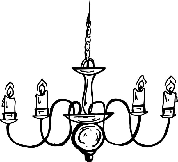 画银烛台图片下载