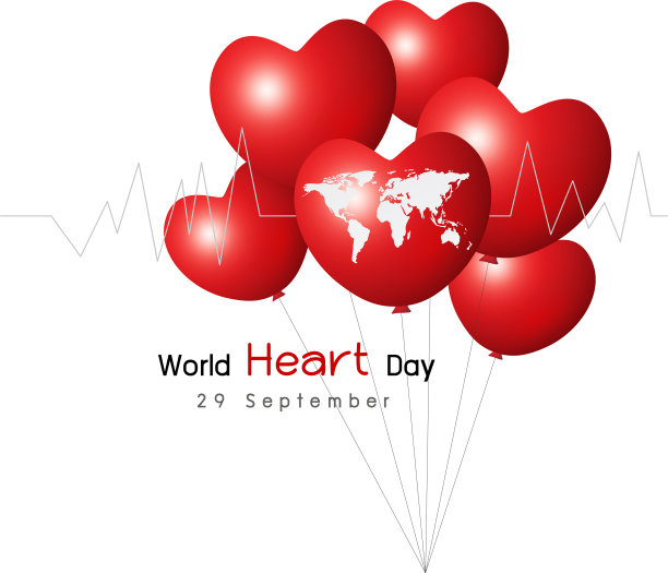 9月29日世界心脏日概念设计图片下载