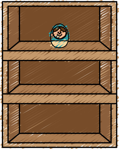 带玩具的木架图片下载