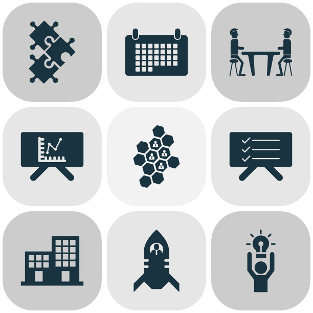 团队图标设置与日历团队蜂窝图片下载