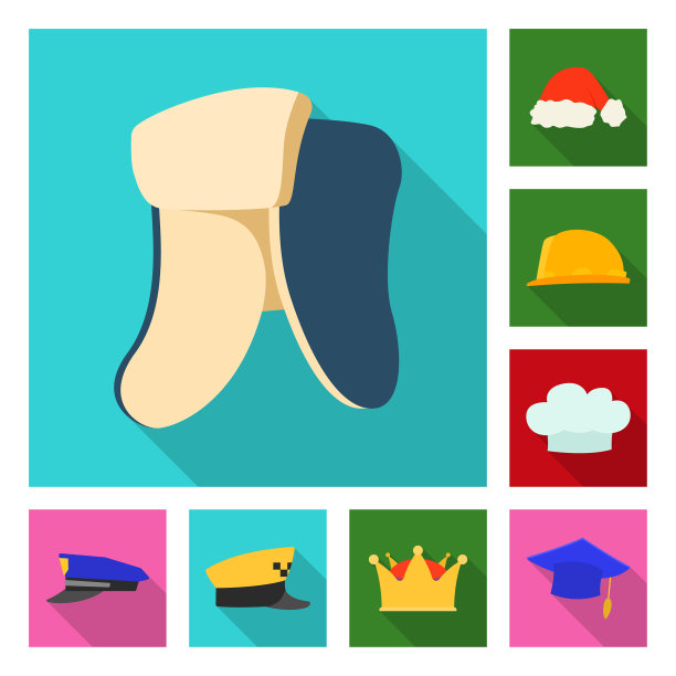 帽子和帽子标志套的设计图片下载