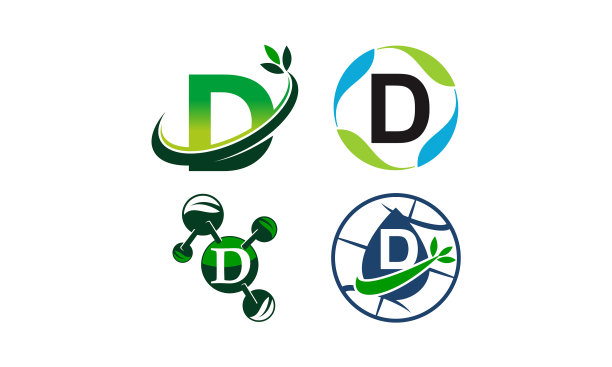 绿色项目解决方案模板集图片下载