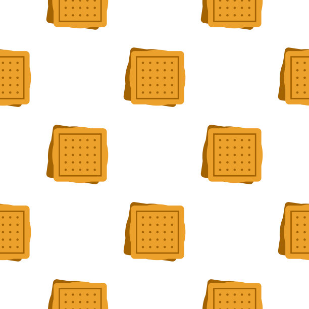 方形饼干图案无缝图片下载