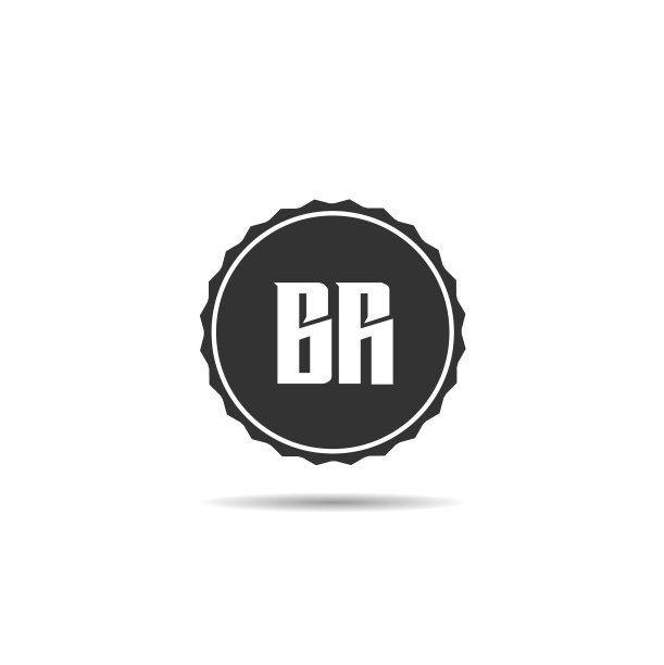 BR字母logo模板设计图片下载