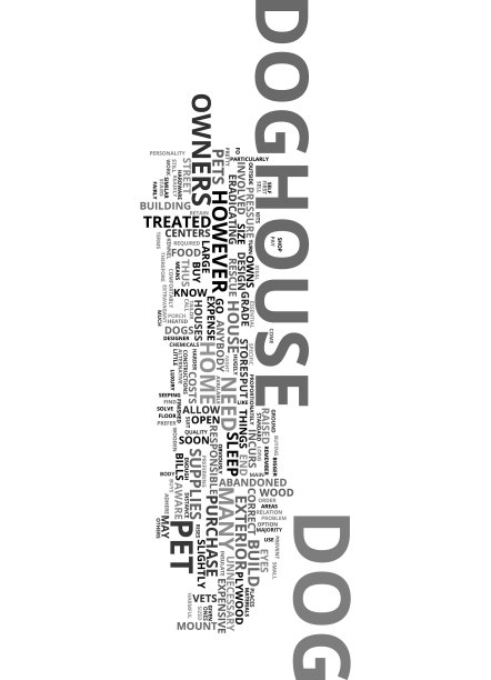 你可以建立你自己的狗窝文本词云图片下载