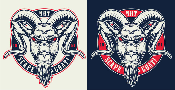 象征和山羊图片下载