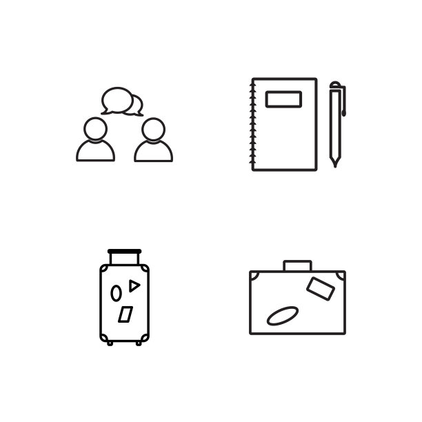 业务简单概述图标集图片下载