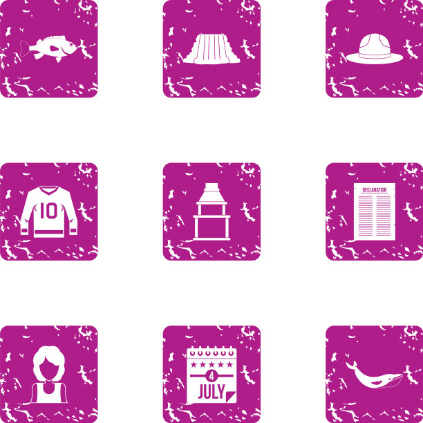 争论图标设置垃圾摇滚风格图片下载