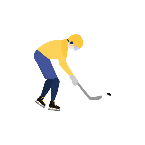 戴头盔穿制服的人在打曲棍球图片下载