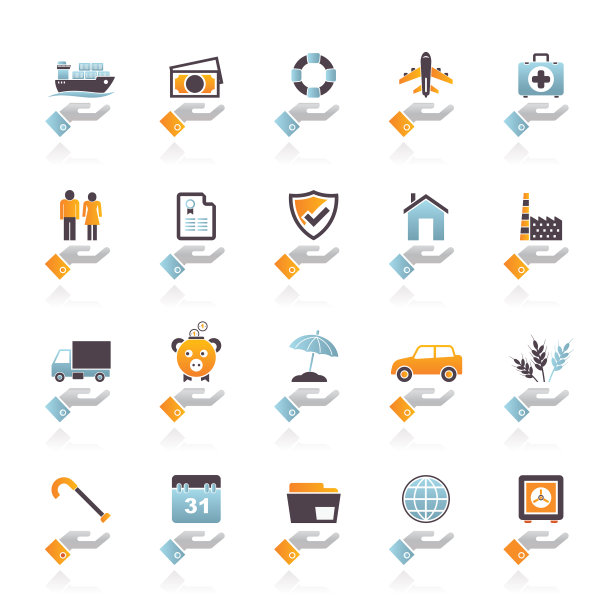 业务及保险图标图片下载