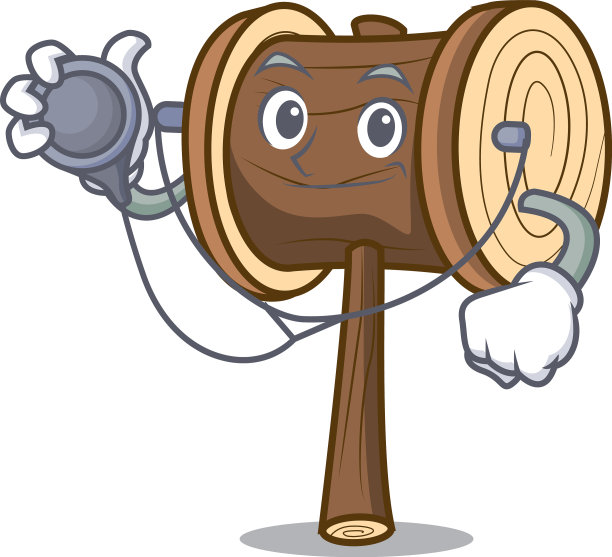 医生木槌人物卡通风格图片下载