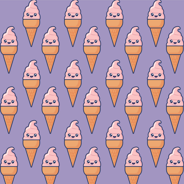 可爱冰淇淋设计图片下载