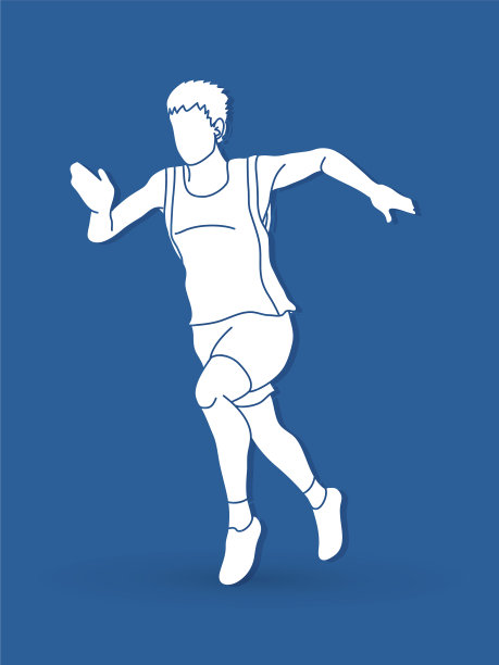 跑步动作马拉松运动员开始跑步图片下载