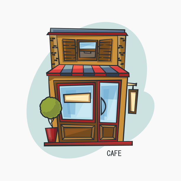 咖啡厅或自助餐厅结构或小吃店自助餐图片下载