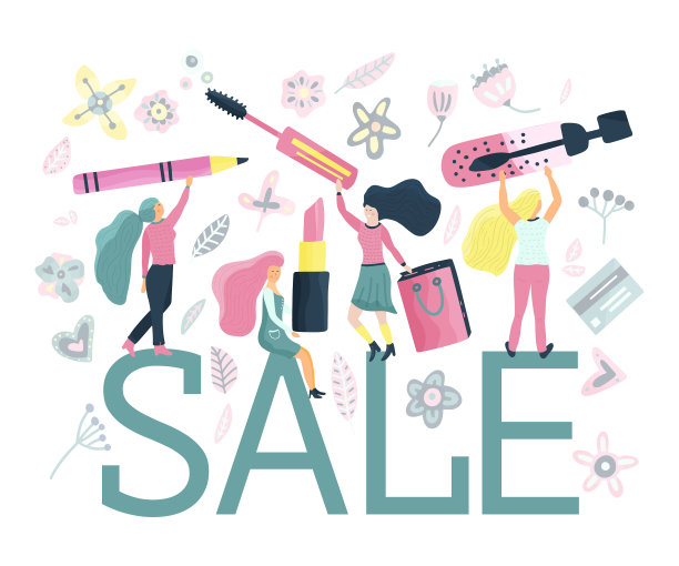 小女孩角色喜欢购物图片下载