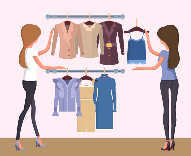 夏季模式和女性海报图片下载