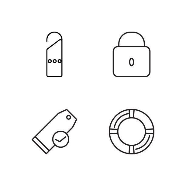 安全大纲图标集图片下载