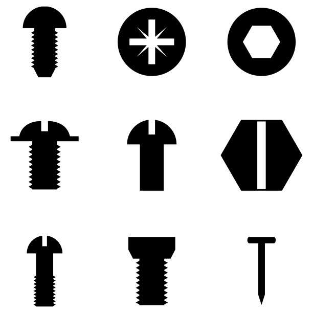 螺丝图标合集图片下载