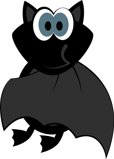 孤立的万圣节蝙蝠图片下载