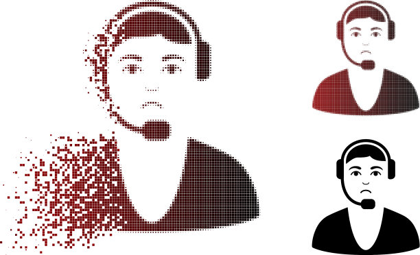 多洛分裂像素半色调呼叫图片下载