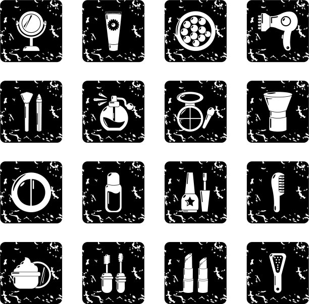 化妆品图标设置垃圾摇滚图片下载