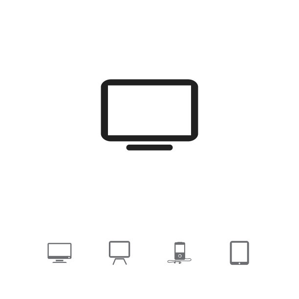 一组5可编辑的小工具图标包括符号图片下载