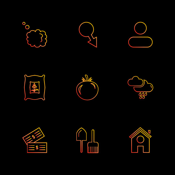 西红柿美元铁锹农农村农场图片下载