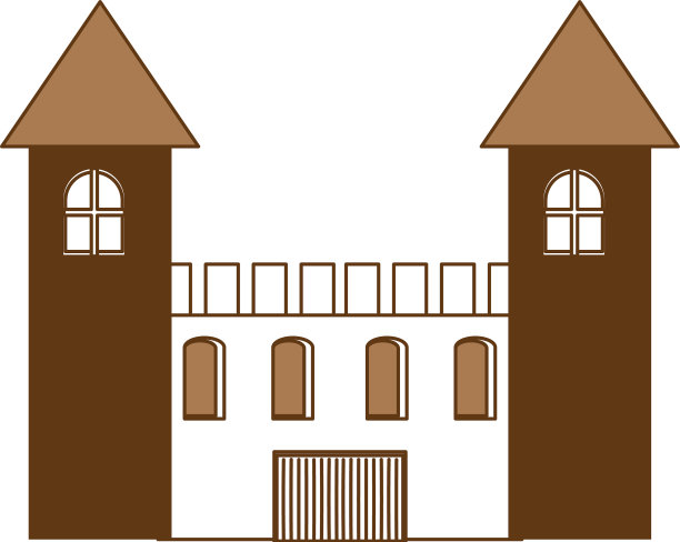 中世纪城堡图标图片下载