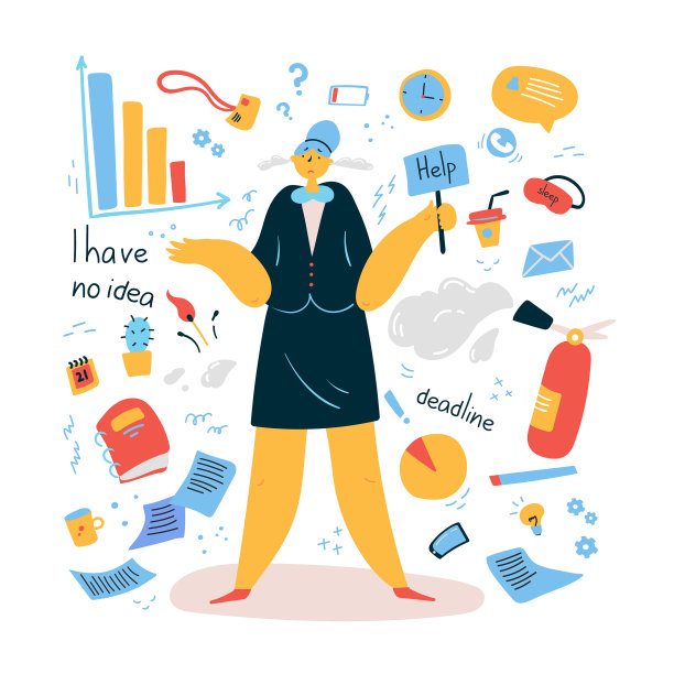 情绪倦怠的女人是持有标志的帮助图片下载