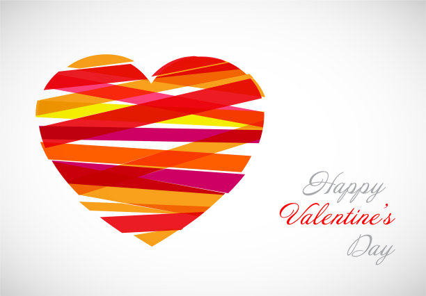 情人节卡片模板图片下载