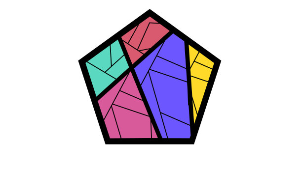 彩色玻璃的标志图片下载