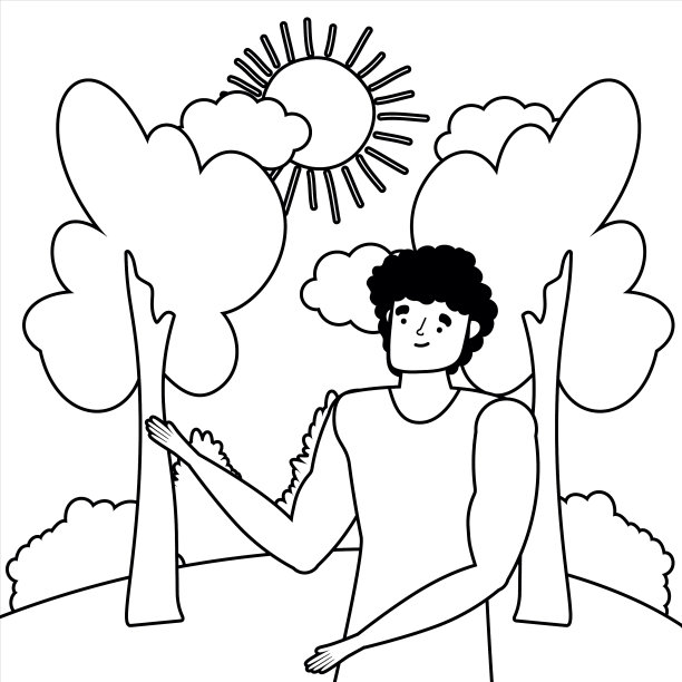 孤立的化身人设计图片下载