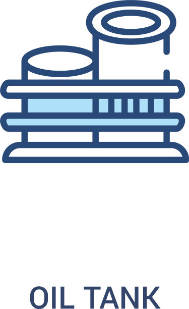 油罐概念2彩色图标简单线条图片下载