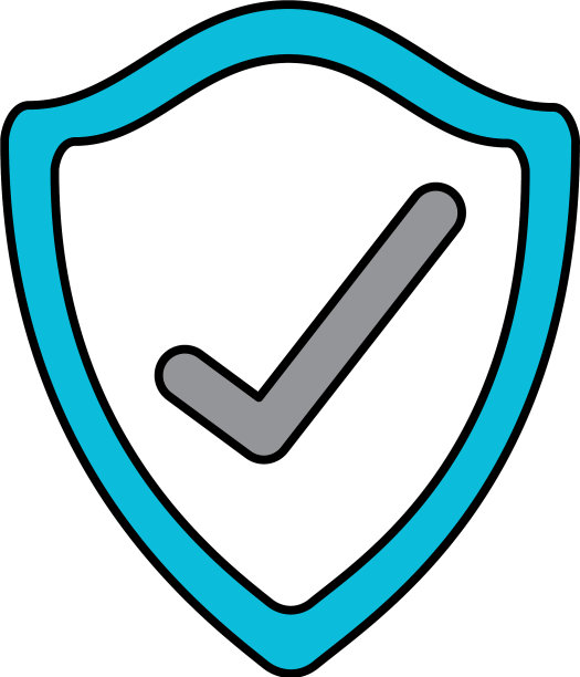 屏蔽检查标记保护安全标志图片下载