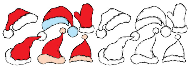 设置涂鸦圣诞帽图片下载