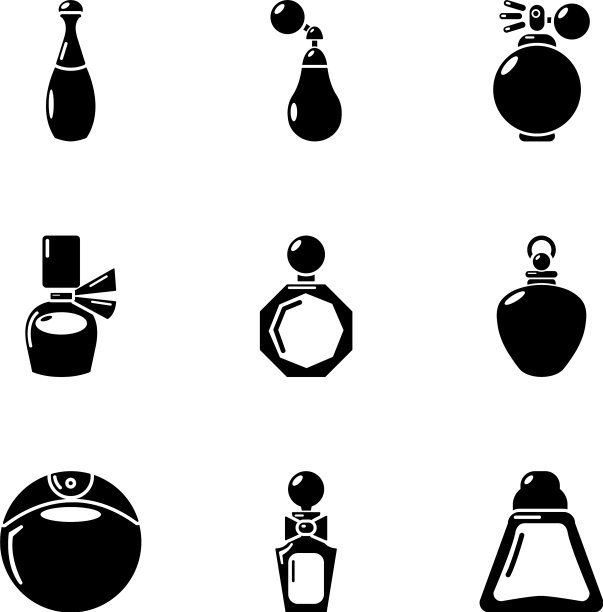 气味图标设置简单的风格图片下载