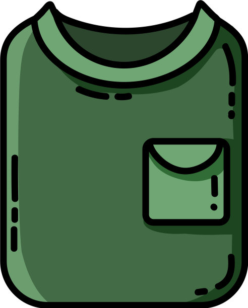 徒步旅行衬衫平面图标图片下载