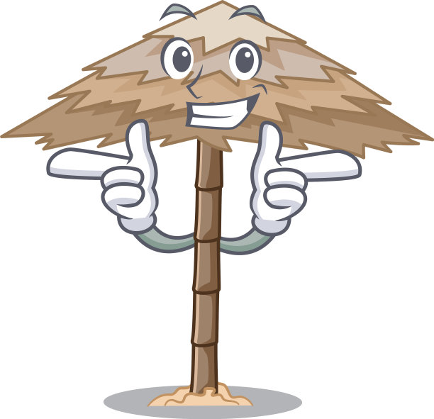 Wink字符热带沙滩庇护所度假胜地图片下载