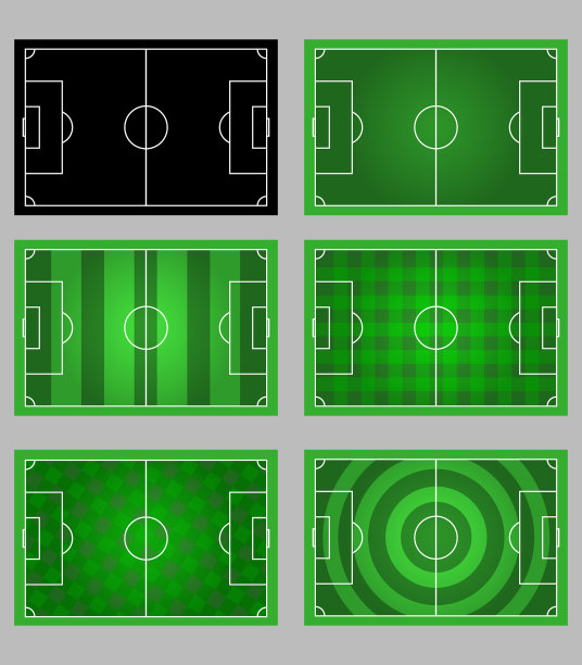 足球场图案元素图形图片下载