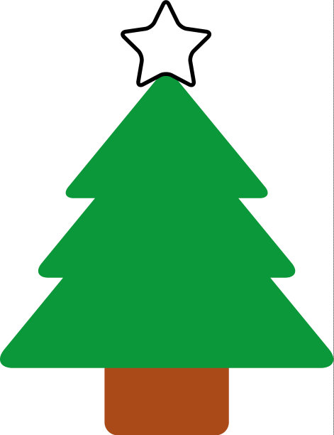 圣诞树松木装饰装饰设计图片下载