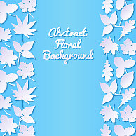 抽象的背景与纸叶子图片下载