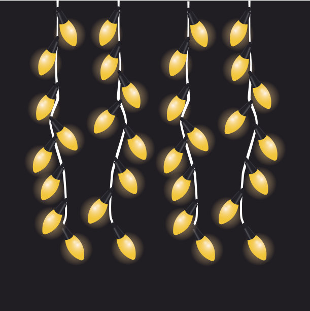 装饰圣诞灯图片下载