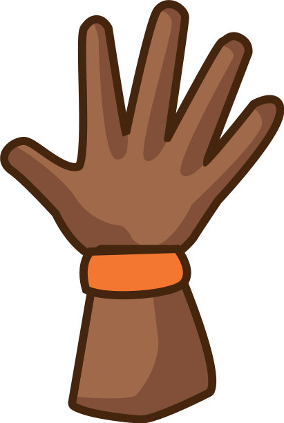 工人手套孤立图片下载