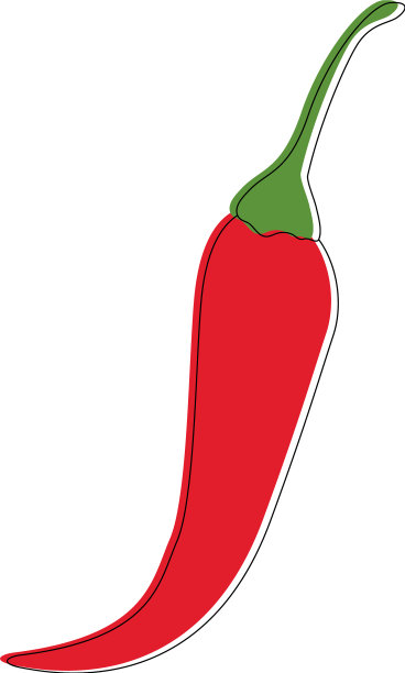 孤立辣椒设计图片下载