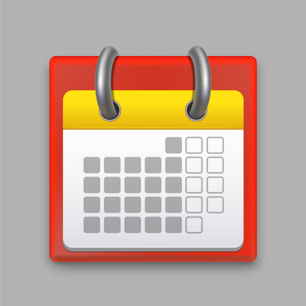 现实详细日历月图片下载