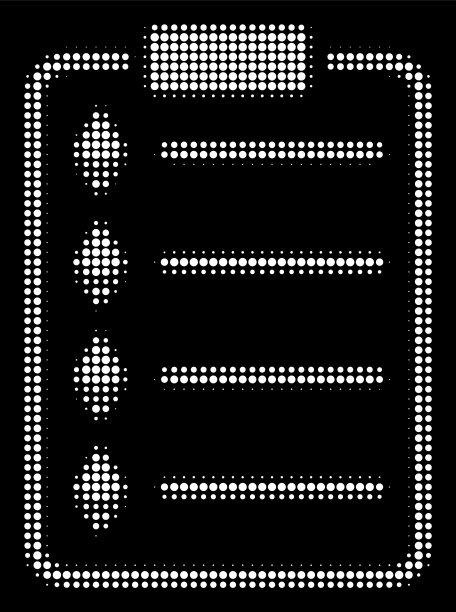 白色半色调以太坊列表pad图标图片下载