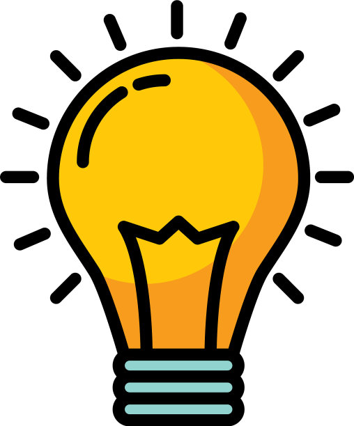 灯泡灯隔离图标图片下载