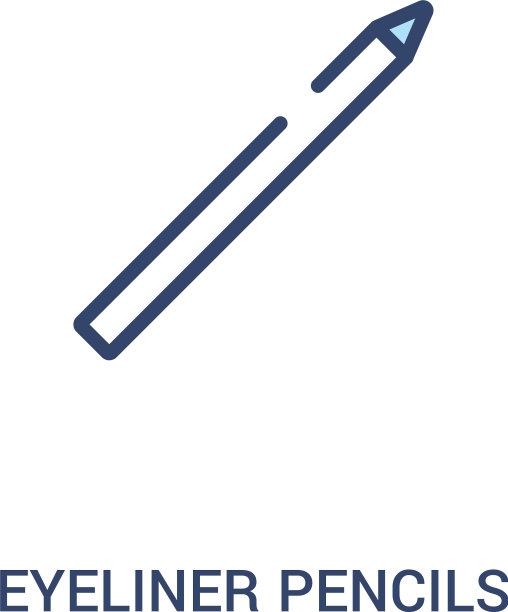 眼线笔概念2彩色图标简单图片下载