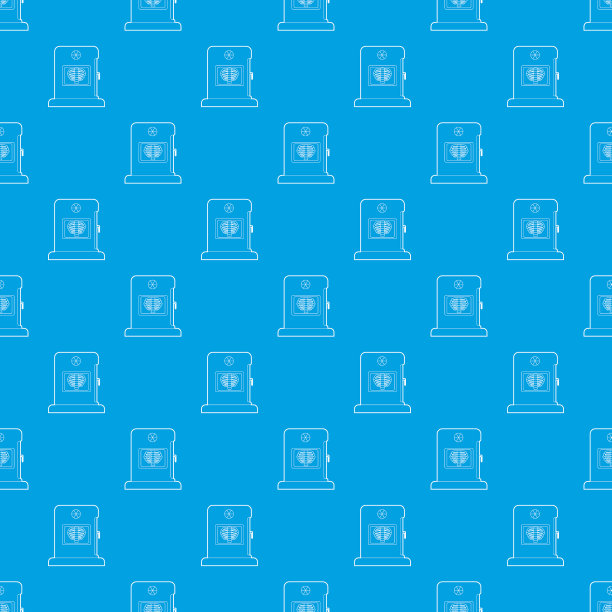 x光机图案无缝蓝色图片下载